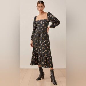 Reformation Mica Dress in Evita Floral, NWT, Size 6